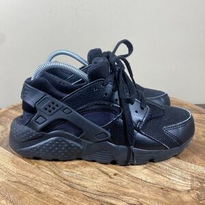 Nike‎ Air Huarache Boys Black Size 5Y Shoes